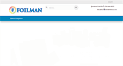 Desktop Screenshot of foilman.com