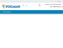 Tablet Screenshot of foilman.com